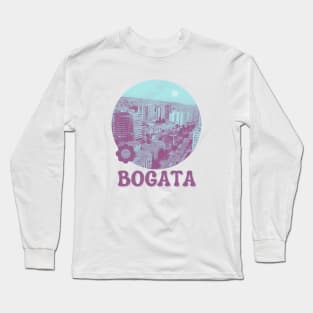 Flower Power Funky Bogata Columbia Long Sleeve T-Shirt